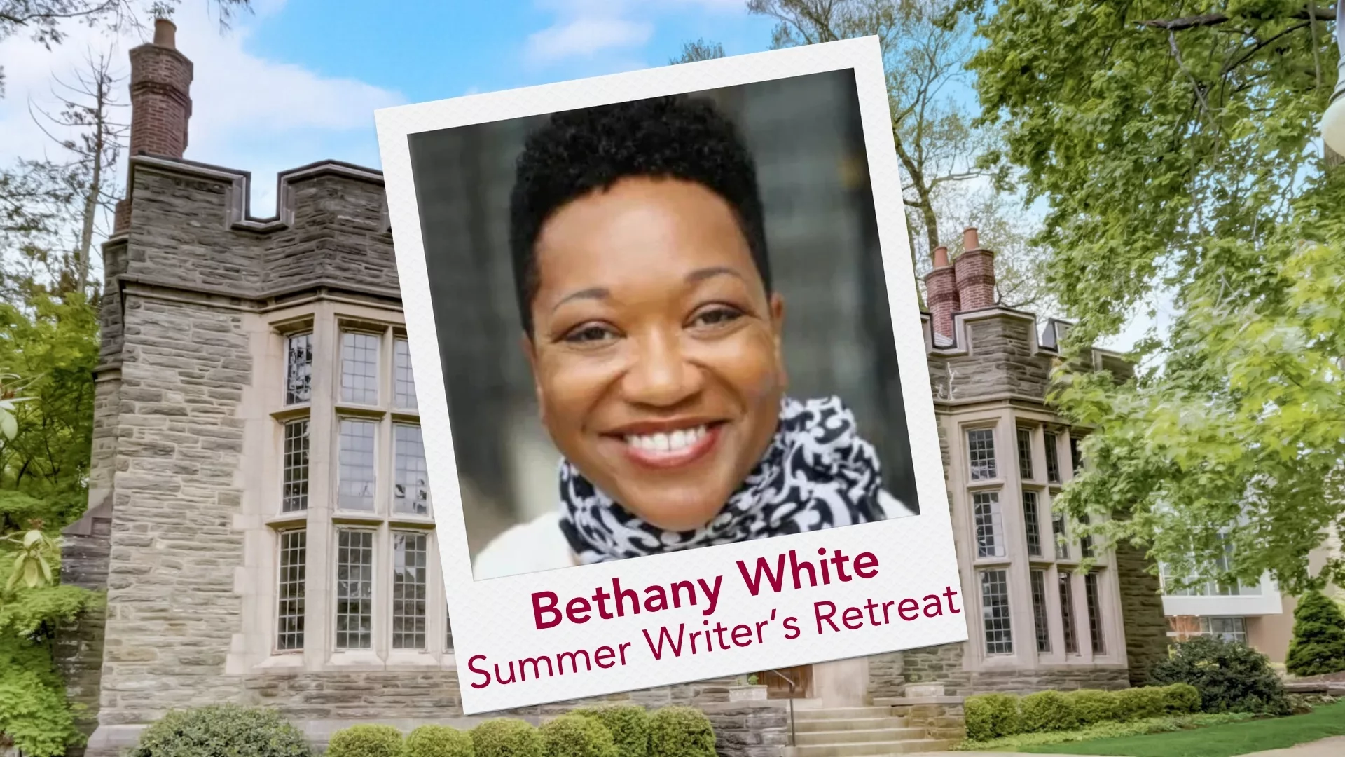 Polaroid photo of Bethany White is part of why Rosemont College is a Forbes rated best online college, and a best Main Line college.