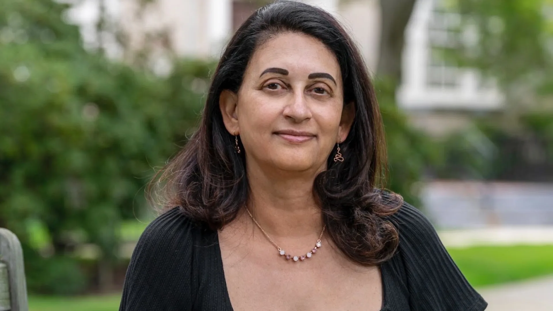 A headshot of author Lini Kadaba is part of why Rosemont College is a Forbes rated best online college, and a best Main Line college.