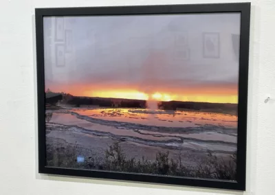 Photography from the alumni exhibit 2025 in the Patricia M. Nugent Gallery to represent how Rosemont College is a Forbes rated best online college, and a best Main Line college.