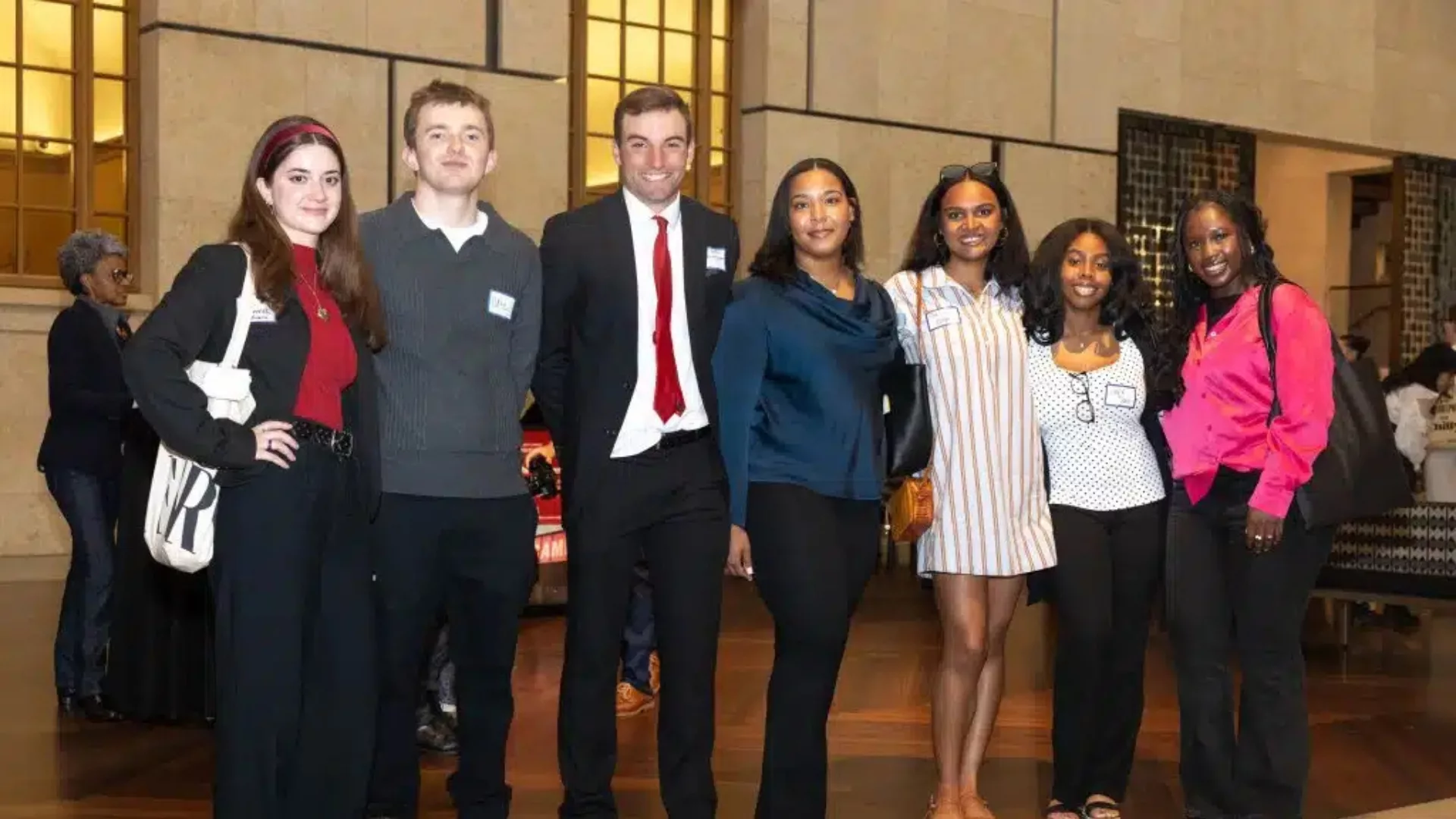 Rosemont College Students at Campus Philly Spring Career Event 2026 Group photo of Rosemont Students at the Philly Campus Spring Career Event is part of why Rosemont College is a Forbes rated best online college, and a best Main Line college.