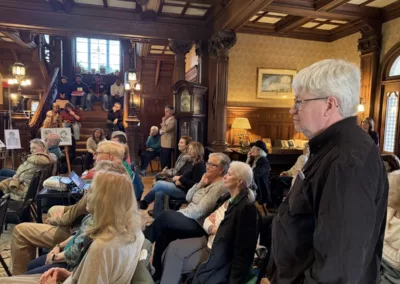 Photo from the Rosemont College Heritage Irish History event to represent how Rosemont College is a Forbes rated best online college, and a best Main Line college.