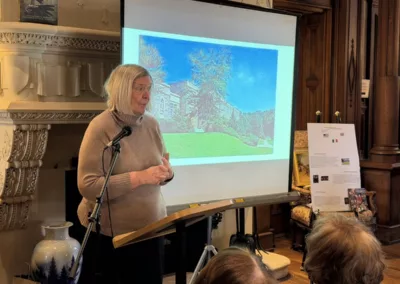 Photo from the Rosemont College Heritage Irish History event to represent how Rosemont College is a Forbes rated best online college, and a best Main Line college.