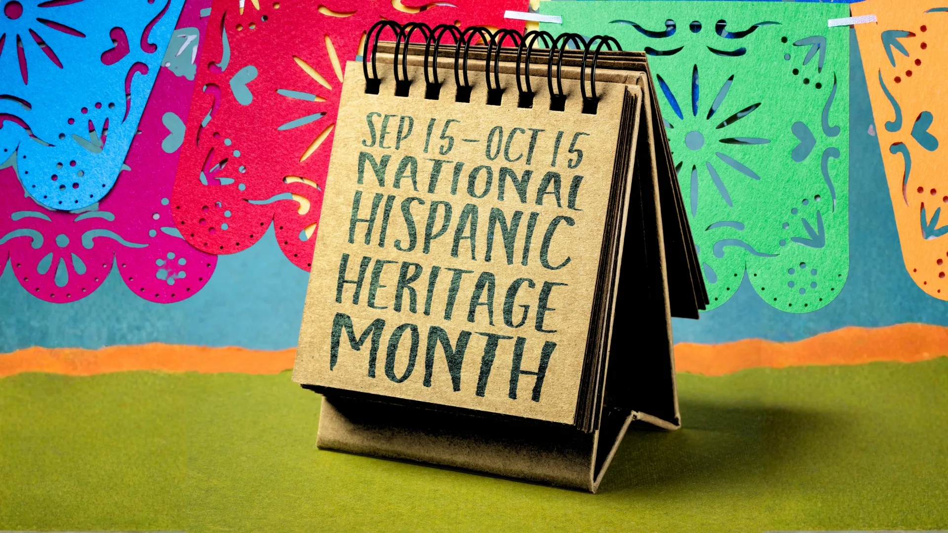 Rosemont College Hispanic Heritage Month A calendar that reads Sep 15 - Oct 15 is National Hispanic Heritage Month to represent how the Cultural Heritage Gallery is a part of why Rosemont College is a Forbes rated best online college, and a best Main Line college.